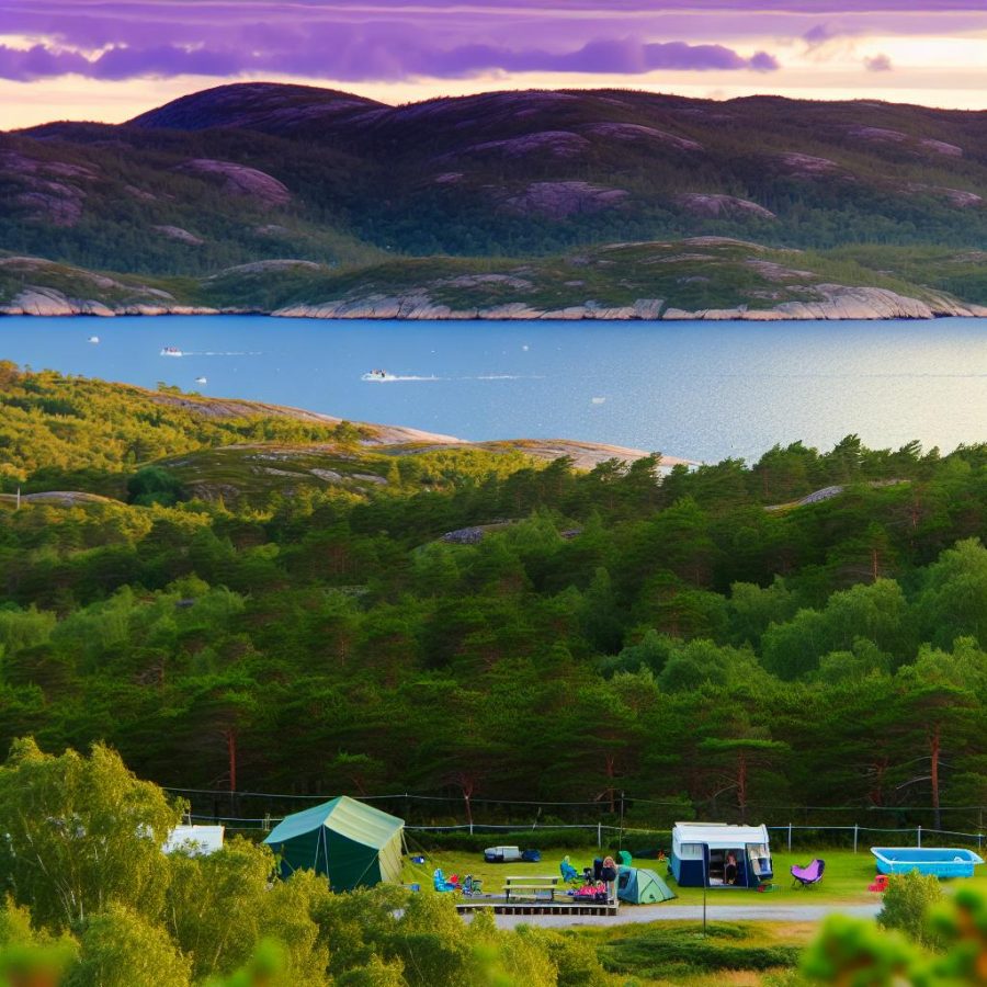 Camping längs Höga Kusten